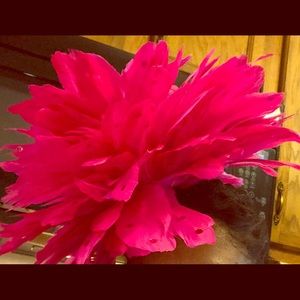 Fuschia fascinator